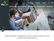 Tablet Screenshot of hulix.com